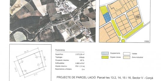 Terme municipal de Corcà, parcel•la 15.6 (VENUDA)